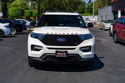 Star White Metallic Tri-Coat 2021 Ford Explorer ST
