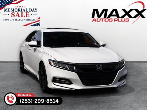 Platinum White Pearl 2020 Honda Accord Sport 2.0T