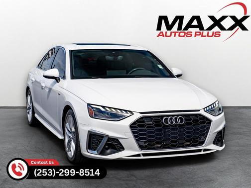 Ibis White 2023 Audi A4 45 S line Premium Plus