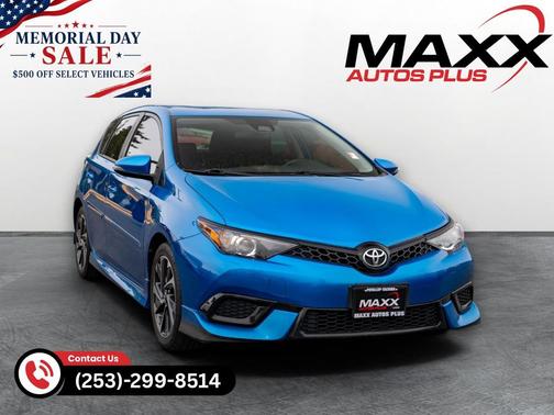 Electric Storm Blue 2018 Toyota Corolla iM Base Hatchback