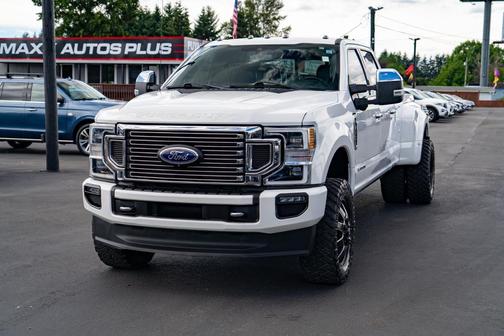 Star White Metallic Tri-Coat 2020 Ford F-350 Platinum