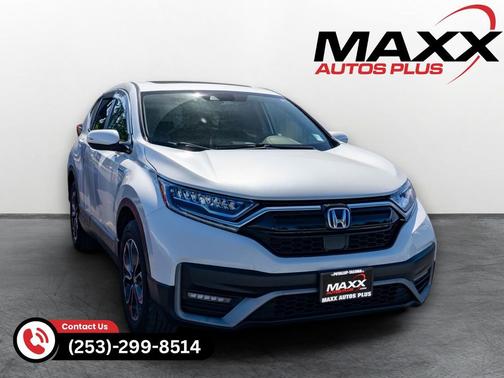 Platinum White Pearl 2020 Honda CR-V Hybrid EX-L