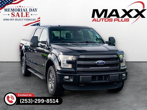Shadow Black 2016 Ford F-150 Lariat