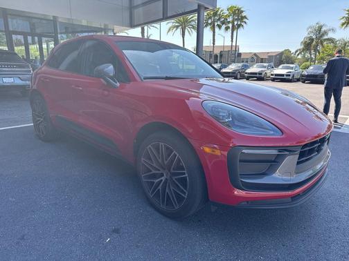 Carmine Red 2024 Porsche Macan T