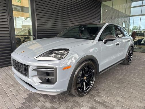Arctic Grey 2024 Porsche Cayenne Turbo GT