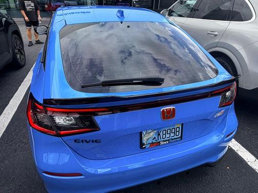 Boost Blue Pearl 2026 Honda Civic Hybrid Sport Touring