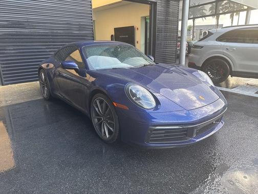 Gentian Blue Metallic 2021 Porsche 911 Carrera
