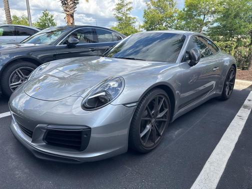 GT Silver Metallic 2018 Porsche 911 Carrera T