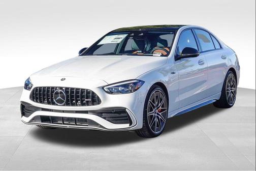 Polar White 2026 Mercedes-Benz AMG C 43 4MATIC