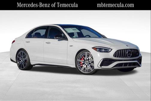Polar White 2026 Mercedes-Benz AMG C 43 4MATIC