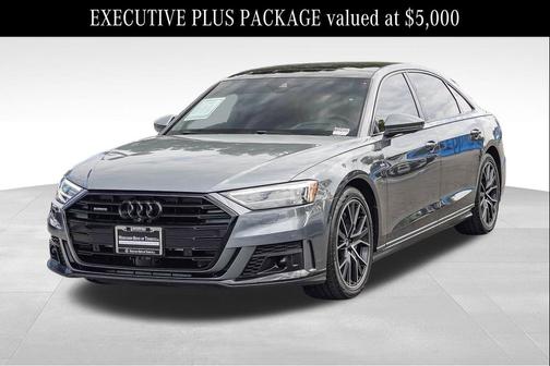 Monsoon Gray Metallic 2021 Audi A8 L 55