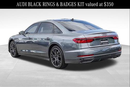 Monsoon Gray Metallic 2021 Audi A8 L 55