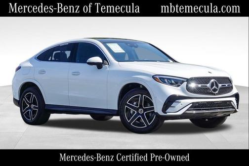 Moonlight White 2026 Mercedes-Benz GLC 300 4MATIC Coupe