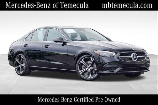 Black 2025 Mercedes-Benz C-Class C 300