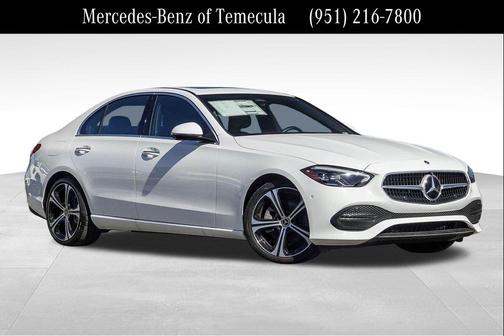 Polar White 2023 Mercedes-Benz C-Class Sedan