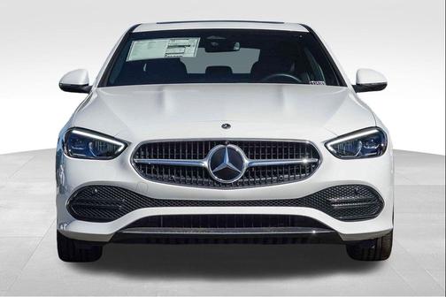 Polar White 2023 Mercedes-Benz C-Class Sedan
