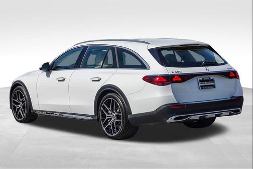Moonlight White 2026 Mercedes-Benz E-Class E 450 4MATIC All-Terrain