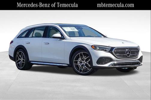 Moonlight White 2026 Mercedes-Benz E-Class E 450 4MATIC All-Terrain