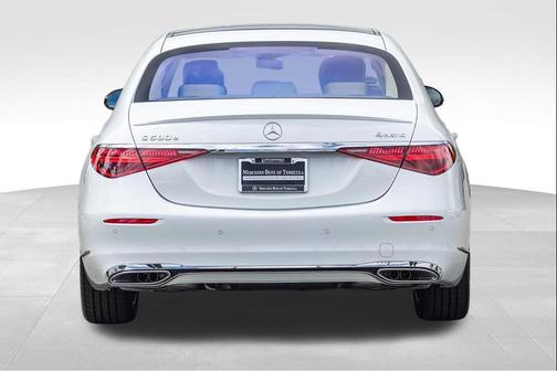 Moonlight White 2026 Mercedes-Benz S-Class S 580e 4MATIC