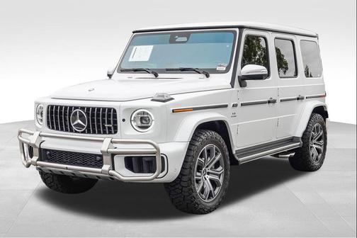 Moonlight White 2025 Mercedes-Benz AMG G 63 G 63 AMG