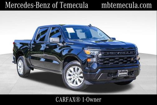 Black 2025 Chevrolet Silverado 1500 Custom
