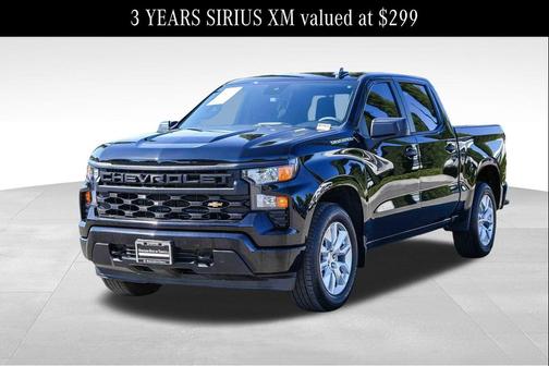 Black 2025 Chevrolet Silverado 1500 Custom