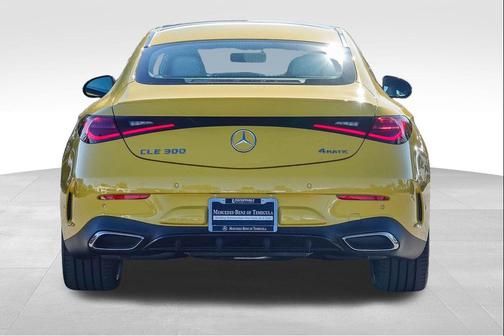 Sun Yellow 2026 Mercedes-Benz CLE 300 4MATIC Coupe