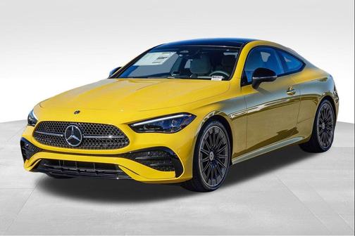 Sun Yellow 2026 Mercedes-Benz CLE 300 4MATIC Coupe