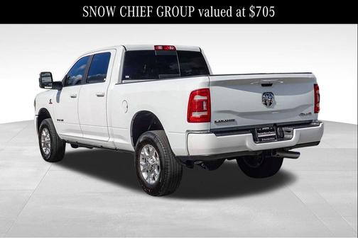 Bright White Clearcoat 2024 RAM 3500 Laramie Crew Cab 4x4 6'4' Box