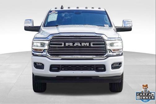 Bright White Clearcoat 2024 RAM 3500 Laramie Crew Cab 4x4 6'4' Box