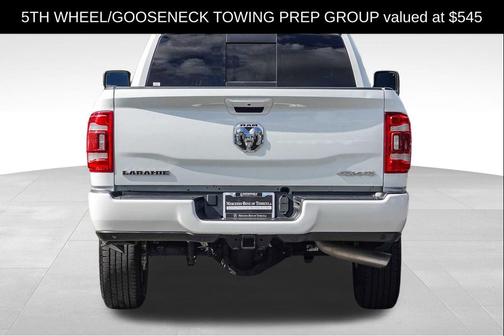 Bright White Clearcoat 2024 RAM 3500 Laramie Crew Cab 4x4 6'4' Box