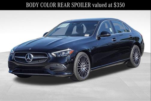 Black 2024 Mercedes-Benz C-Class C 300