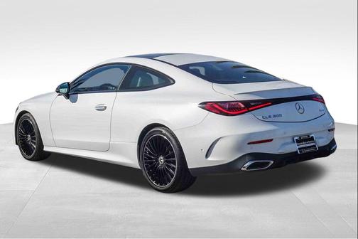 Moonlight White 2024 Mercedes-Benz CLE 300 4MATIC Coupe