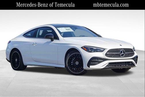 Moonlight White 2024 Mercedes-Benz CLE 300 4MATIC Coupe