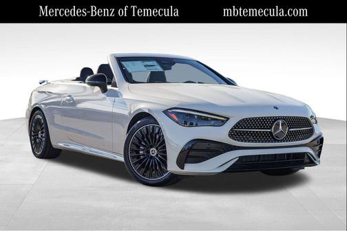 Polar White 2026 Mercedes-Benz CLE 300 4MATIC Cabriolet
