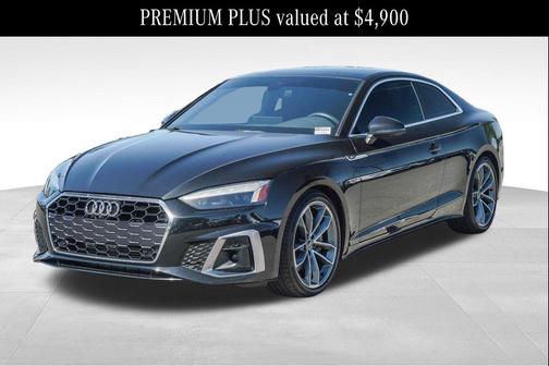 Mythos Black Metallic 2021 Audi A5 45 S line Premium Plus