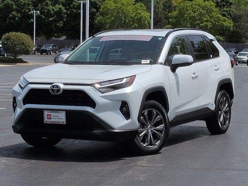 Wind Chill Pearl 2025 Toyota RAV4 Hybrid XLE Premium