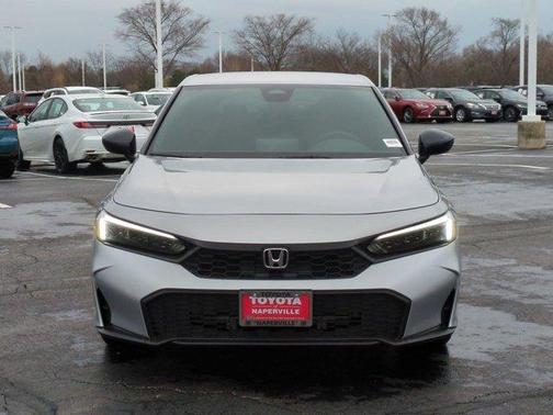 Solar Silver Metallic 2025 Honda Civic Sport