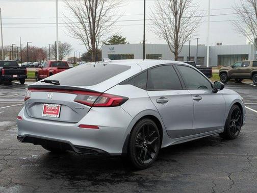 Solar Silver Metallic 2025 Honda Civic Sport
