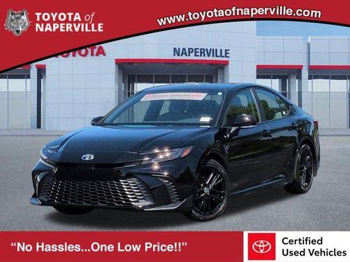 Midnight Black Metallic 2025 Toyota Camry SE