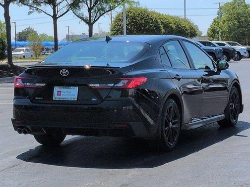 Midnight Black Metallic 2025 Toyota Camry SE
