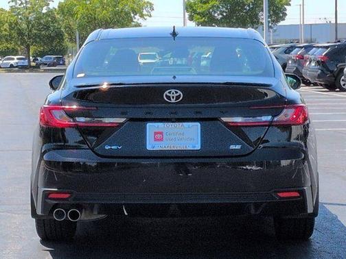 Midnight Black Metallic 2025 Toyota Camry SE