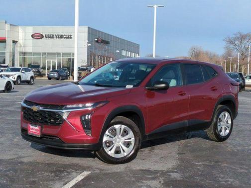 Crimson Metallic 2024 Chevrolet Trax LS
