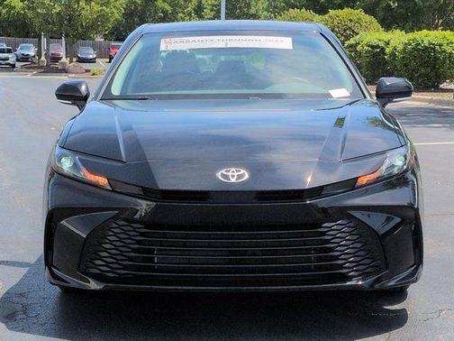 Midnight Black Metallic 2025 Toyota Camry LE