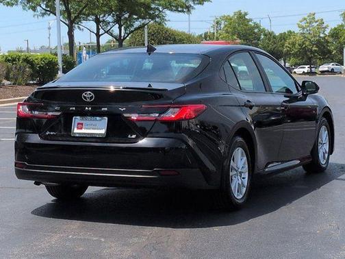 Midnight Black Metallic 2025 Toyota Camry LE