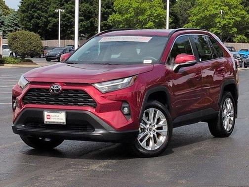 Ruby Flare Pearl 2025 Toyota RAV4 XLE Premium