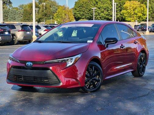 Ruby Flare Pearl 2025 Toyota Corolla Hybrid SE