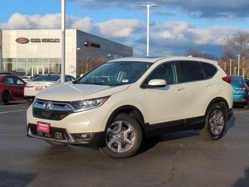 White Diamond Pearl 2018 Honda CR-V EX-L