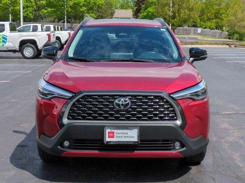 Soul Red Crystal 2025 Toyota Corolla Cross XLE