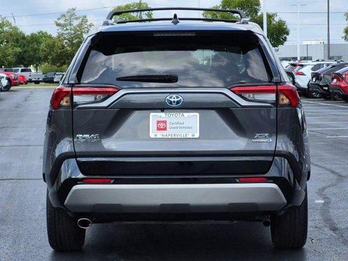 Magnetic Gray Metallic/Midnight Black Metallic 2024 Toyota RAV4 Hybrid SE